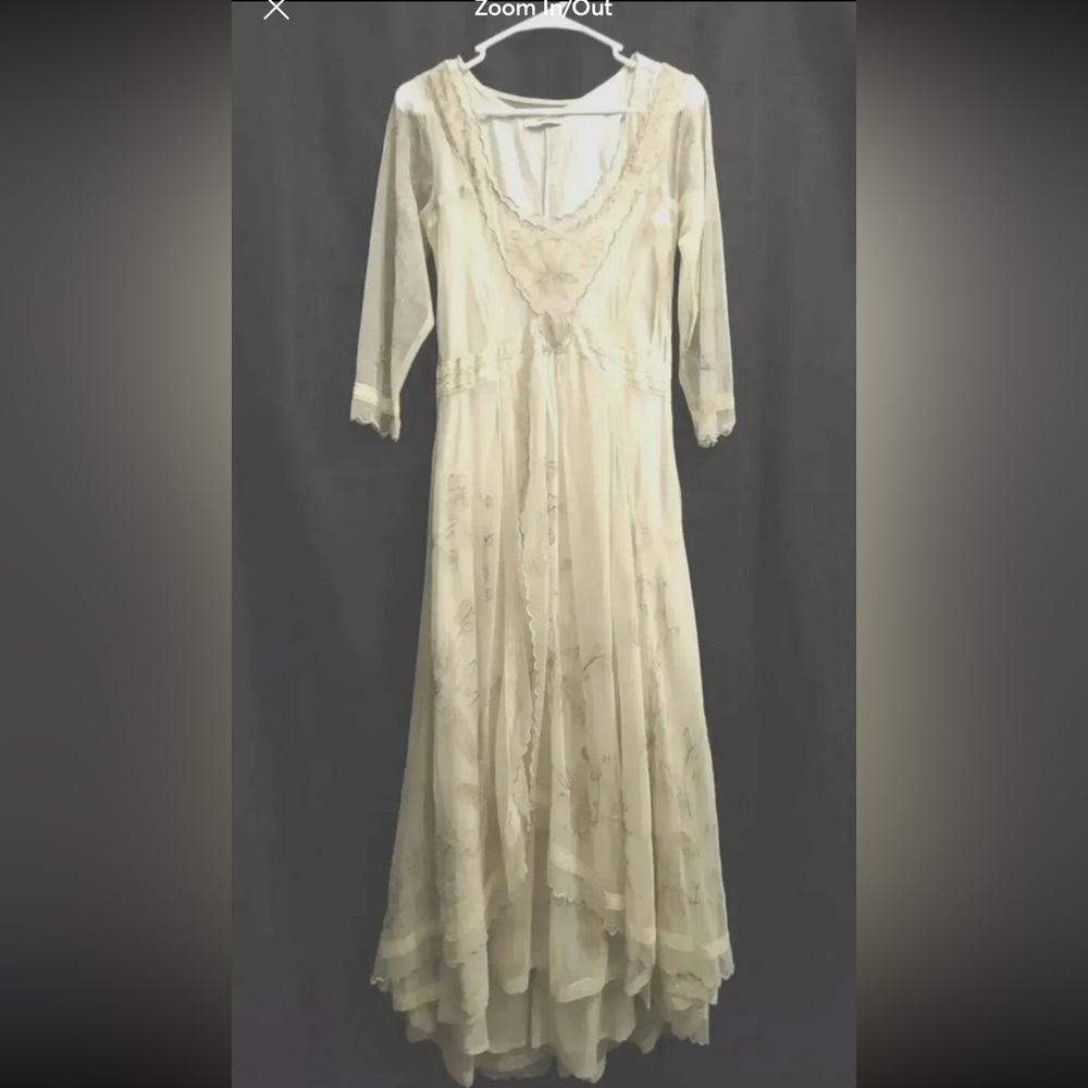 Nataya Downton Abbey Edwardian Tea Dress Layered Small Vintage Color.